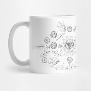 Nature pattern with delicate air Mug